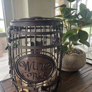 Decorative Barrel Wine Cork Holder